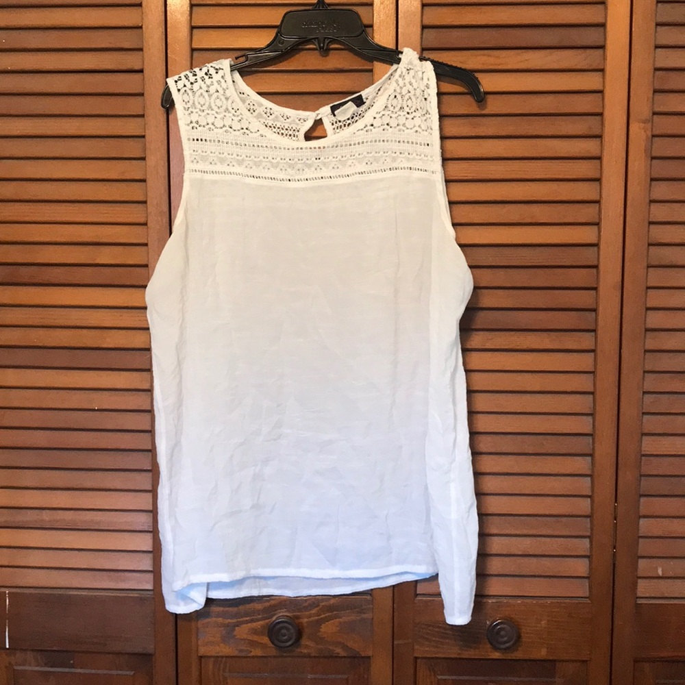 White tank top